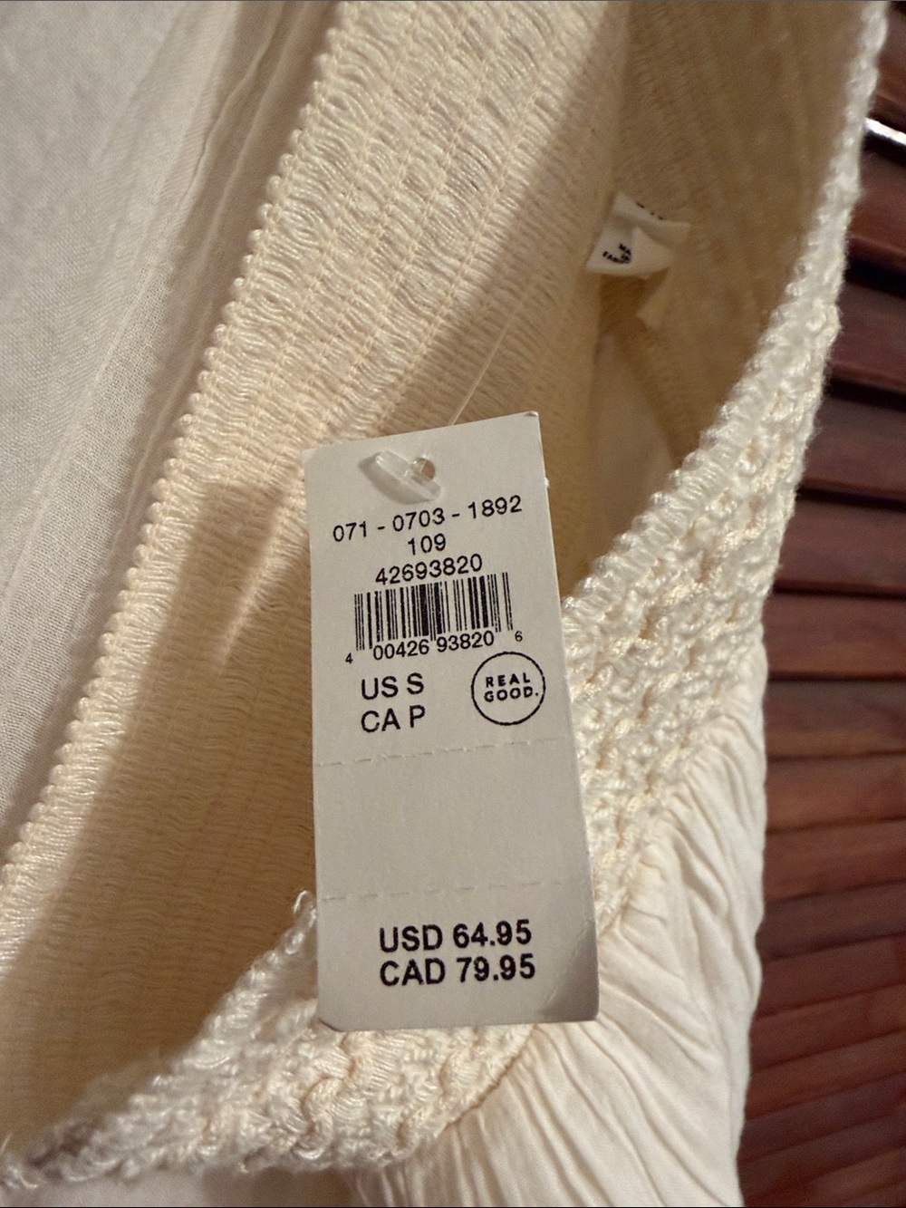 aerie Cream Crochet-Trim Tiered Maxi Skirt - Picture 2 of 3